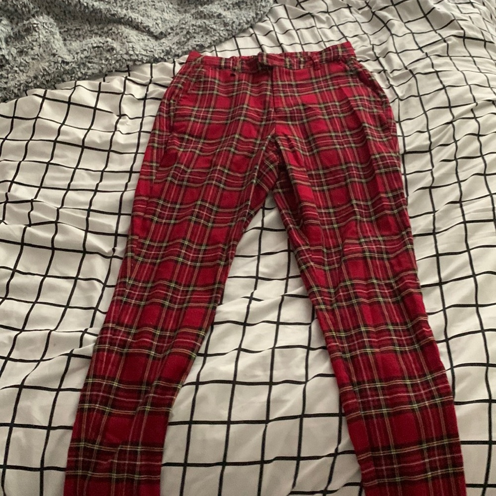 Hot topic plaid pants, womens size small